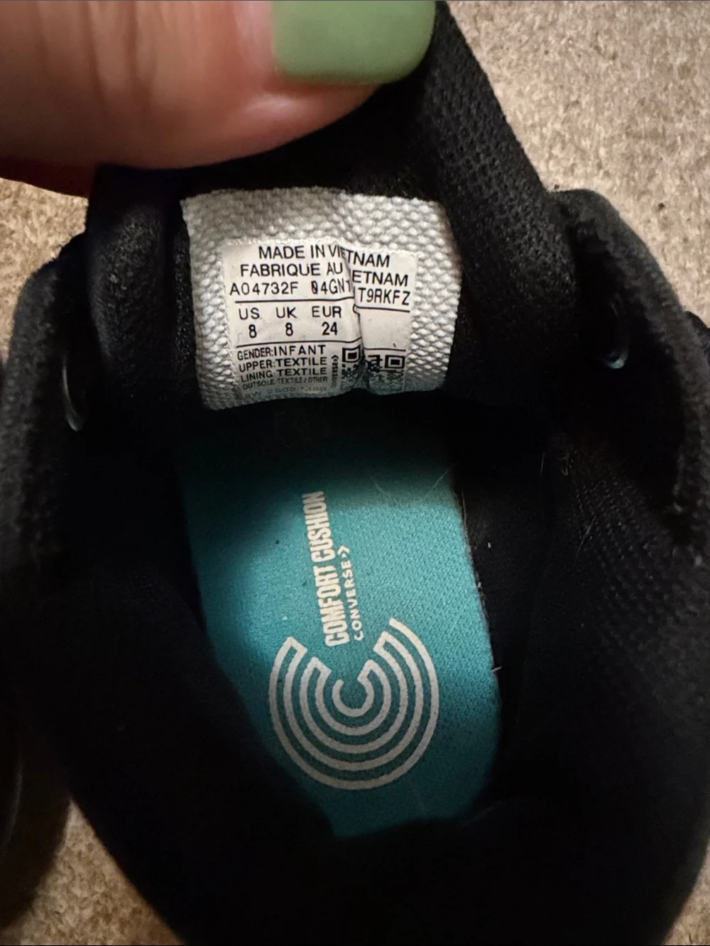 Converse all black